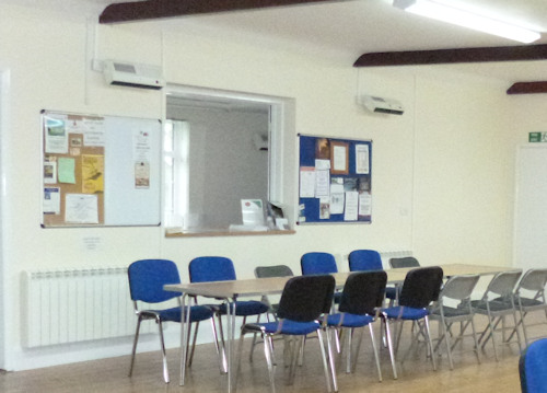 Serving Hatch at Huttoft Village Hall